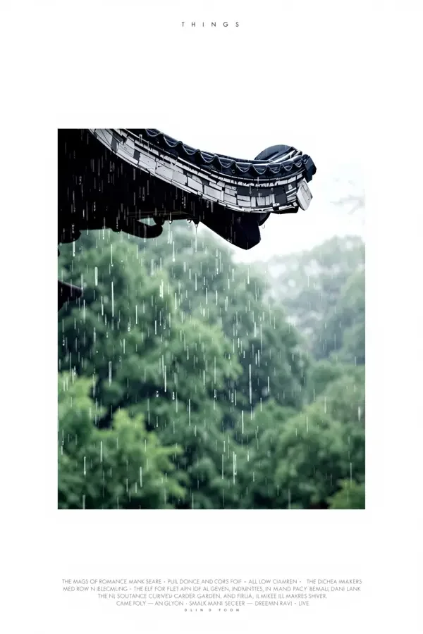 雨落在青瓦上封面