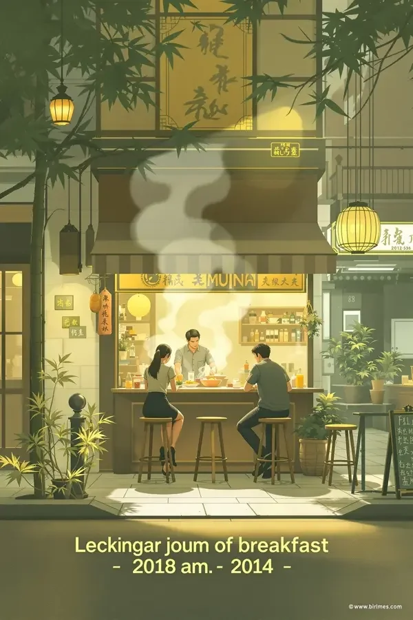 老街早餐店海报，剧集，美食·生活·治愈