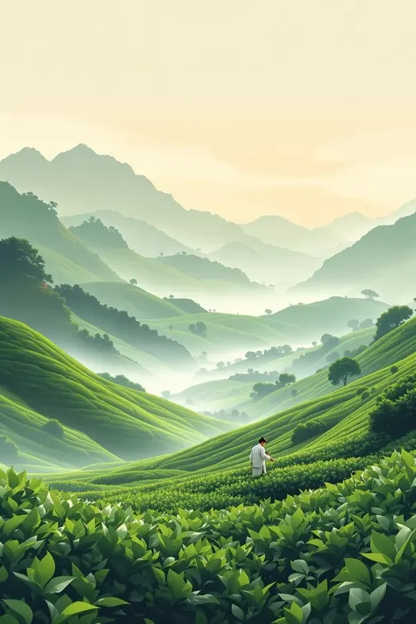 山间茶事海报，今日优选，茶·纪录·人物